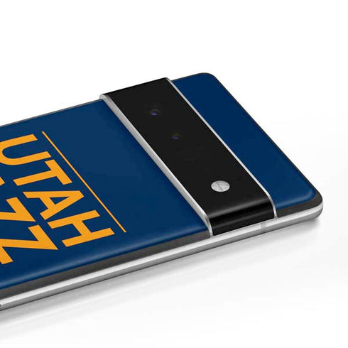 NBA Utah Jazz Standard - Black Google Pixel 6 Skin